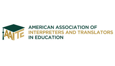 American Association of Interpreters and<br> Translators in Education logo